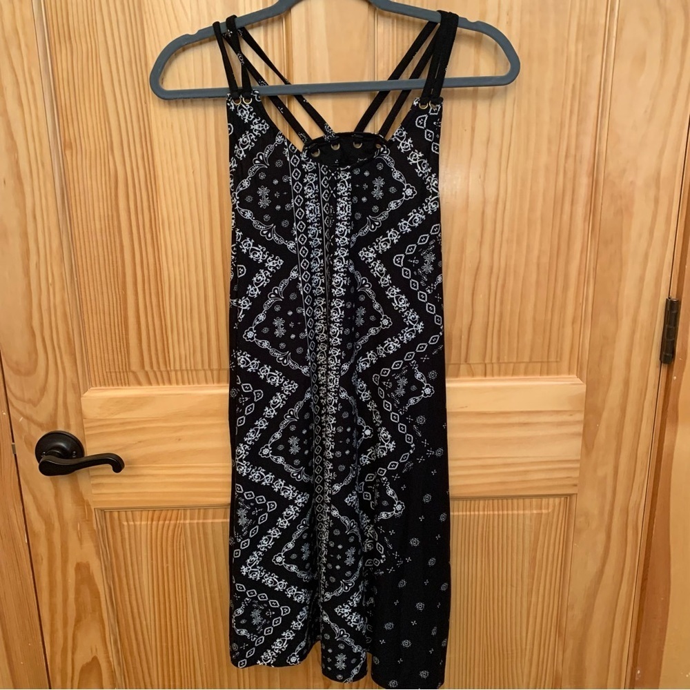 DEREK HEART Black and White Dress